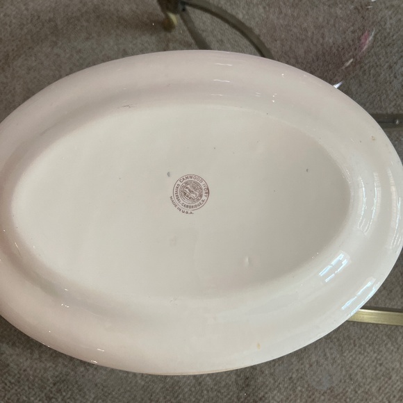 Antique Serving Platter - Picture 2 of 2